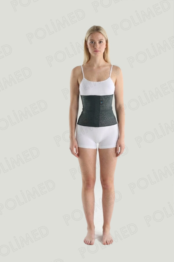 abdominal222 Abdominal Korse Ayarlanabilir Beden | Misina Dokuma STD Beden